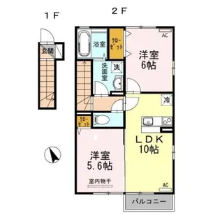 DEO25【2階】の間取り