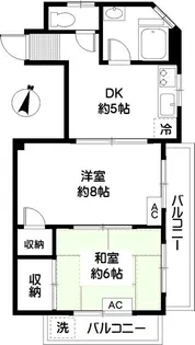 メゾンエトナ【2階】の間取り