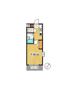 ル・シャトランI【1階】の間取り