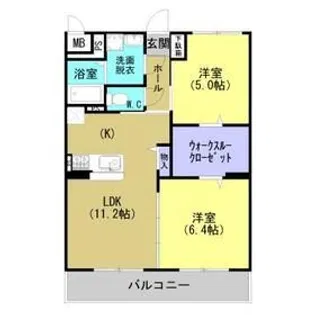 ユーミー優【1階】の間取り