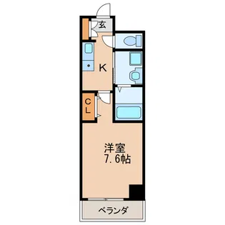 Sun State白壁【1階】の間取り
