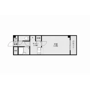 カルムハイツ【2階】の間取り