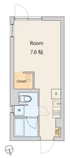 モデリアデイズ柳原【1階】の間取り