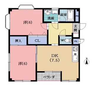 カーサプレミオ【1階】の間取り