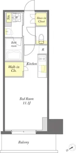プライムメゾン湯島【6階】の間取り