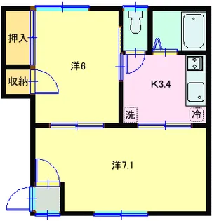 タウニィNA【1階】の間取り