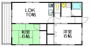 バルナシュA【1階】の間取り