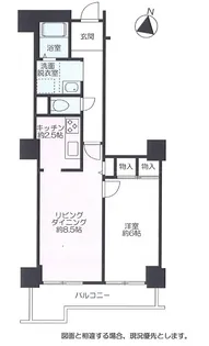 船堀駅前トキタワー【26階】の間取り