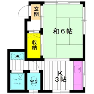 東京都練馬区練馬4【アパート】の間取り