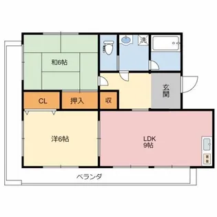メゾンやすむろI【3階】の間取り