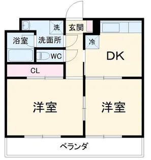 エレガントライフ 2【2階】の間取り