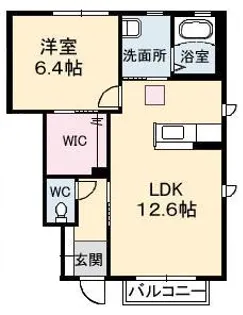 ベルファミーユ【1階】の間取り
