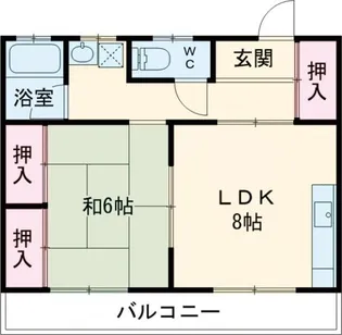 横井マンション【3階】の間取り