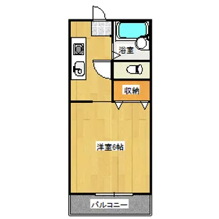 翠ハイツ【1階】の間取り