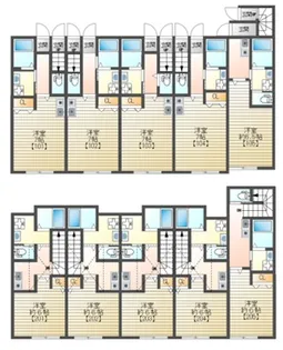 レネットメルル経堂【2階】の間取り