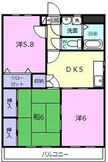 セピアガーデン【2階】の間取り