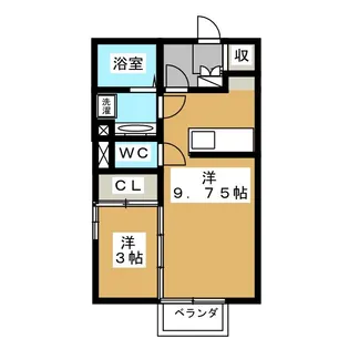 アイリス【1階】の間取り
