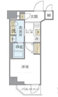東京都品川区旗の台3【マンション】の間取り