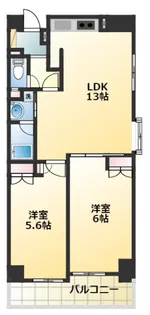 静岡馬渕エンブルコート【2階】の間取り