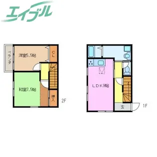 和楽【1階】の間取り