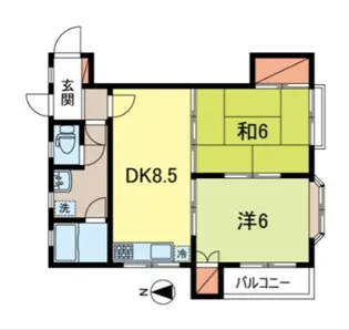 パークヒルズ南阿佐ヶ谷A【3階】の間取り
