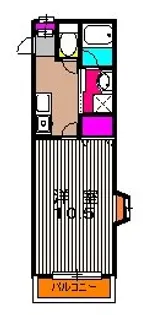 クレストヒル【2階】の間取り