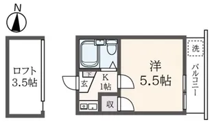 パストラーレ経堂【1階】の間取り