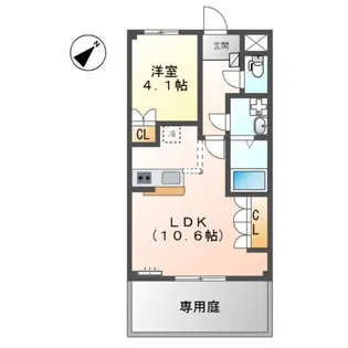 グランドステージ雅【1階】の間取り