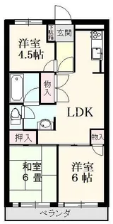 埼玉県川越市霞ケ関東1【マンション】の間取り