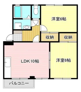 エレガンスヤダ【3階】の間取り