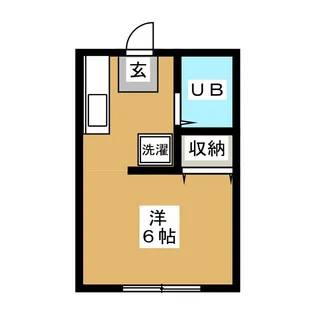 ニューハイツマツモト【1階】の間取り