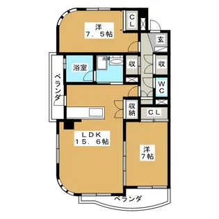 Pure【2階】の間取り