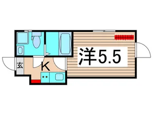 ライズ梅島【2階】の間取り