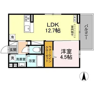 D-ROOMアプロ富士河口湖II【2階】の間取り