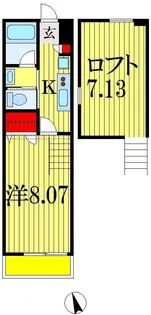 アール・ヴェール【1階】の間取り
