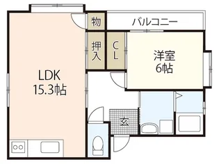 レヴェネスカ【3階】の間取り