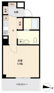 神奈川県川崎市多摩区布田【マンション】の間取り