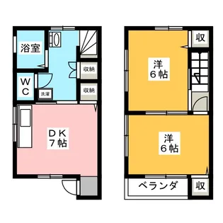 栃木県宇都宮市不動前3【一戸建】の間取り