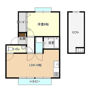 ビバライフ千代町【2階】の間取り