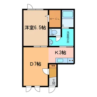 レジデンスアイ・壱号館【1階】の間取り