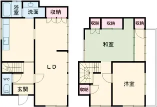 東京都町田市玉川学園1【一戸建】の間取り