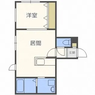 グランディール学園前【4階】の間取り
