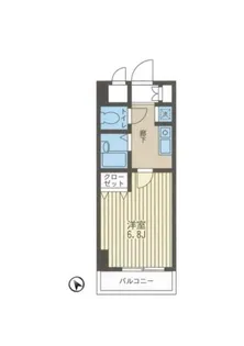 S-FORT舞浜【3階】の間取り