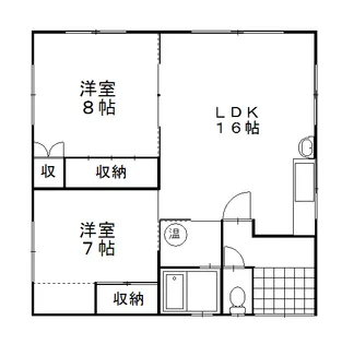 坂下マンション【3階】の間取り