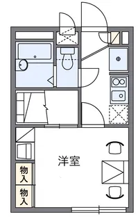 新都心メカル【3階】の間取り