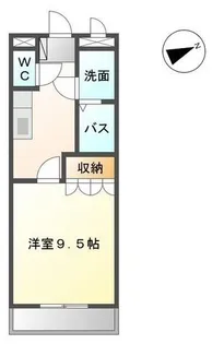 メルヴェール【1階】の間取り