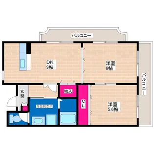 K’sマンション【6階】の間取り