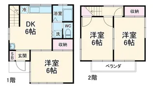 千葉県松戸市五香7【一戸建】の間取り