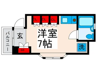 エ-ル谷中【2階】の間取り