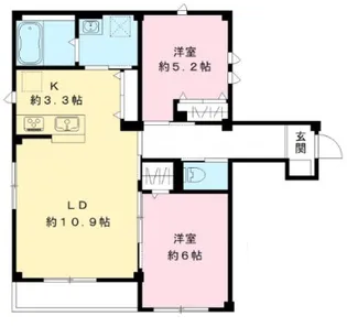 東京都品川区豊町4【マンション】の間取り